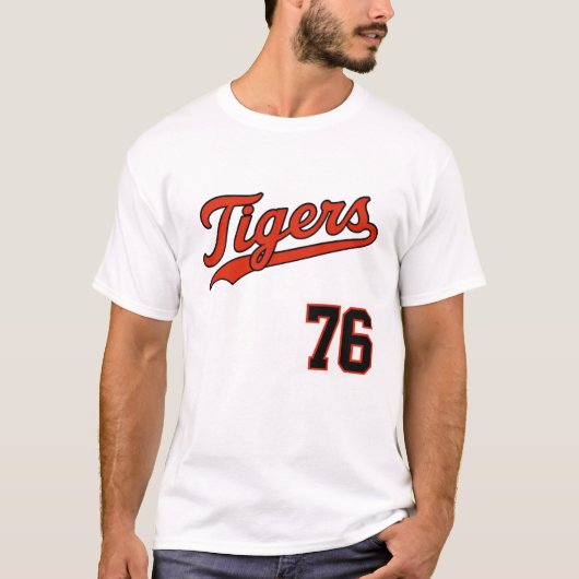 Classic Tigers Baseball 76 Tシャツ (正面)