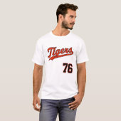 Classic Tigers Baseball 76 Tシャツ (正面フル)