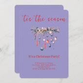 Classic Tis the Season Holiday Gathering 招待状 (正面/裏面)