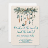 Classic Tis the Season Holiday Gathering 招待状 (正面/裏面)