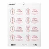 Classic Toy Soldier Christmas Shipping Label ラベル (フルシート)