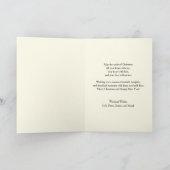 Classic Tree Merry Christmas Greeting Card シーズンカード (内部)