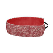 Classic, Valentine's Day phrases in pattern アスレチックヘッドバンド (右)