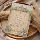 Classic Veterinary School Graduation 招待状