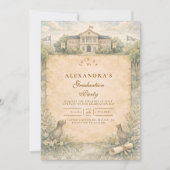 Classic Veterinary School Graduation 招待状 (正面)