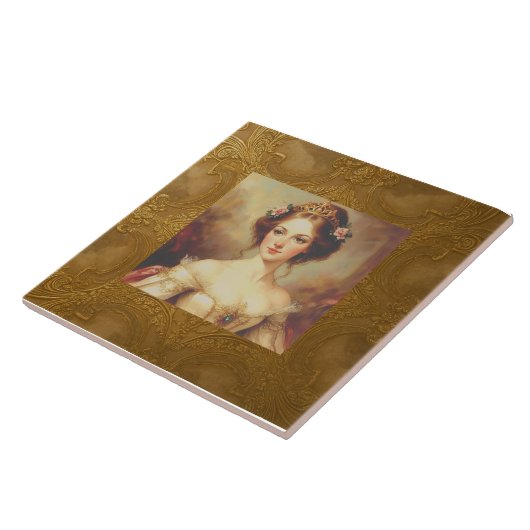 Classic, Victorian Style Ceramic Tile タイル (側面)