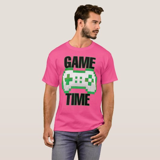 Classic Video Game Controller Clothing funny Tシャツ (正面フル)