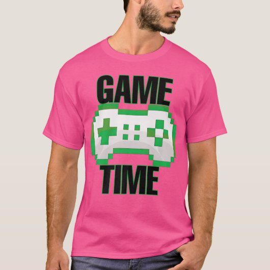 Classic Video Game Controller Clothing funny Tシャツ (正面)