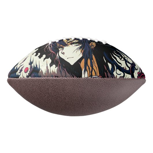 Classic Vintage Anime Girl - 90's Manga アメリカンフットボール (回転270)