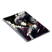 Classic Vintage Anime Girl - 90's Manga ノートブック (右側)