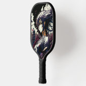 Classic Vintage Anime Girl - 90's Manga ピックルボールラケット (左)