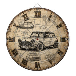 Classic Vintage British Car ダーツボード