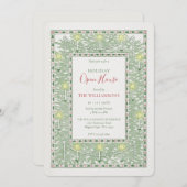 Classic Vintage Christmas Open House 招待状 (正面/裏面)