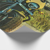 classic vintage motorcycle gift ラッピングペーパー (角)