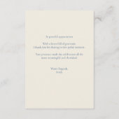 Classic Vintage Newspaper style graduation 2026 サンキューカード (裏面)