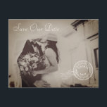 Classic Vintage Photo Wedding Invitation Postcard インビテーションポストカード<br><div class="desc">Classic Vintage Photo Wedding Invitation Postcard This Classic Vintage Photo Wedding Invitation Postcard blends timeless elegance with a nostalgic postcard style. Featuring space for a cherished photo, it creates a personal and meaningful way to announce your wedding. The vintage-inspired design is perfect for romantic, classic, or old-world themed celebrations. Fully...</div>