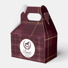 Classic Vintage Polo Horse Party Baby Shower フェイバーボックス