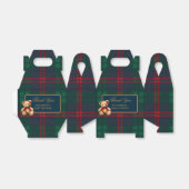 Classic Vintage Preppy Teddy Bear Baby Shower フェイバーボックス (折り畳みなし)