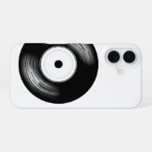 Classic Vinyl Disc iPhone 16ケース (裏面横)