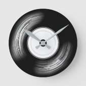 Classic Vinyul ラウンド壁時計 (正面)