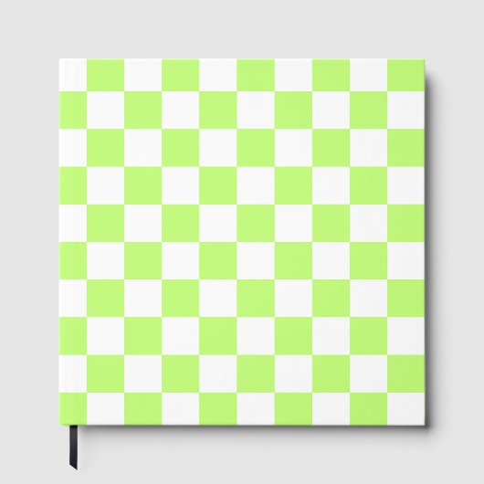 Classic visual lime checkerboard  ゲストブック (正面)