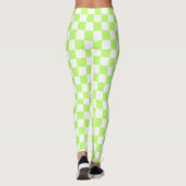 Classic visual lime checkerboard  レギンス (裏面)