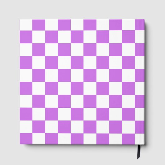 Classic visual magenta checkerboard  ゲストブック (裏面)