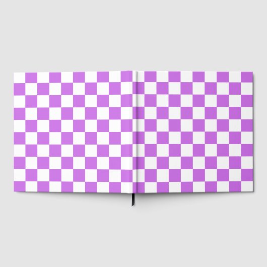 Classic visual magenta checkerboard  ゲストブック (全面)