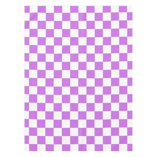 Classic visual magenta checkerboard  テーブルクロス (正面)