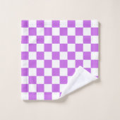 Classic visual magenta checkerboard  バスタオルセット (ウォッシュタオル)