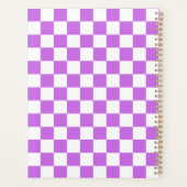 Classic visual magenta checkerboard  プランナー手帳 (裏面)