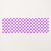 Classic visual magenta checkerboard  ヨガマット (裏面(横))