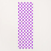 Classic visual magenta checkerboard  ヨガマット (正面)