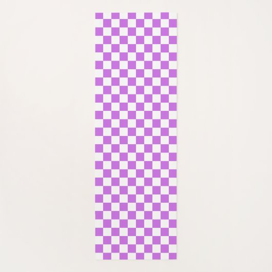 Classic visual magenta checkerboard  ヨガマット (裏面)