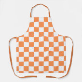 Classic visual orange checkerboard  エプロン (正面)