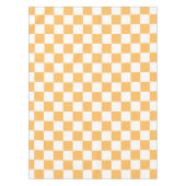 Classic visual peach checkerboard  テーブルクロス (正面)