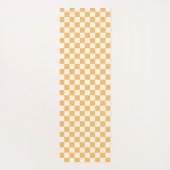Classic visual peach checkerboard  ヨガマット (裏面)