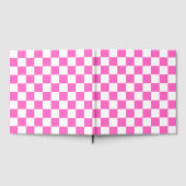 Classic visual pink checkerboard  ゲストブック (全面)