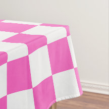 Classic visual pink checkerboard 