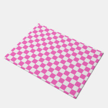Classic visual pink checkerboard 