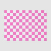 Classic visual pink checkerboard  薄葉紙 (正面)