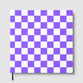 Classic visual purple checkerboard  ゲストブック (正面)