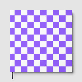 Classic visual purple checkerboard  ゲストブック