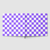 Classic visual purple checkerboard  ゲストブック (全面)