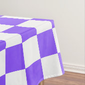 Classic visual purple checkerboard  テーブルクロス (インサイチュ)