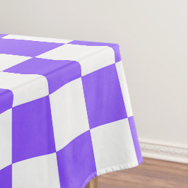 Classic visual purple checkerboard  テーブルクロス