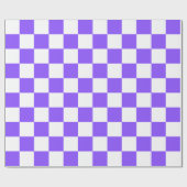Classic visual purple checkerboard  ラッピングペーパー (フラット)