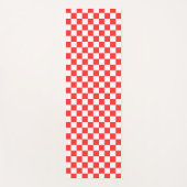 Classic visual red checkerboard  ヨガマット (正面)