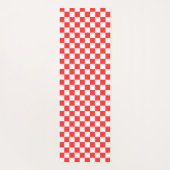 Classic visual red checkerboard  ヨガマット (裏面)