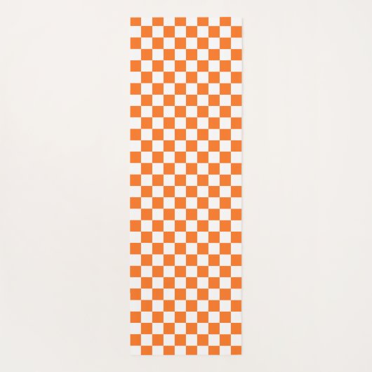 Classic visual salmon checkerboard  ヨガマット (裏面)